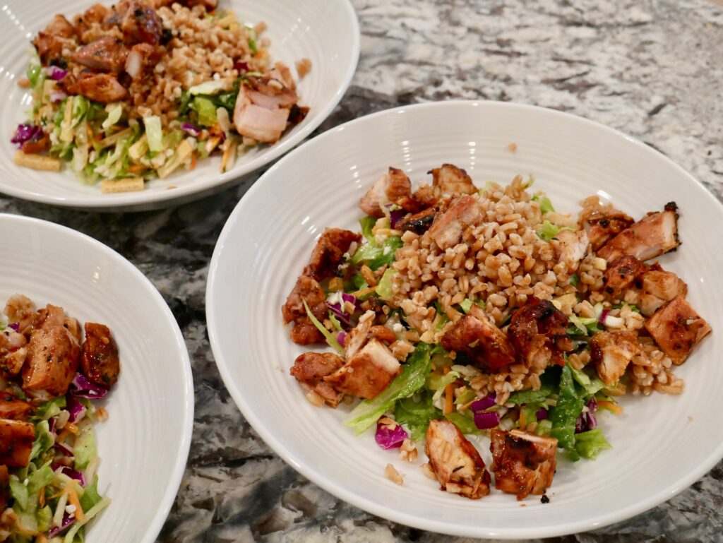 Grilled Chicken and Farro Salad